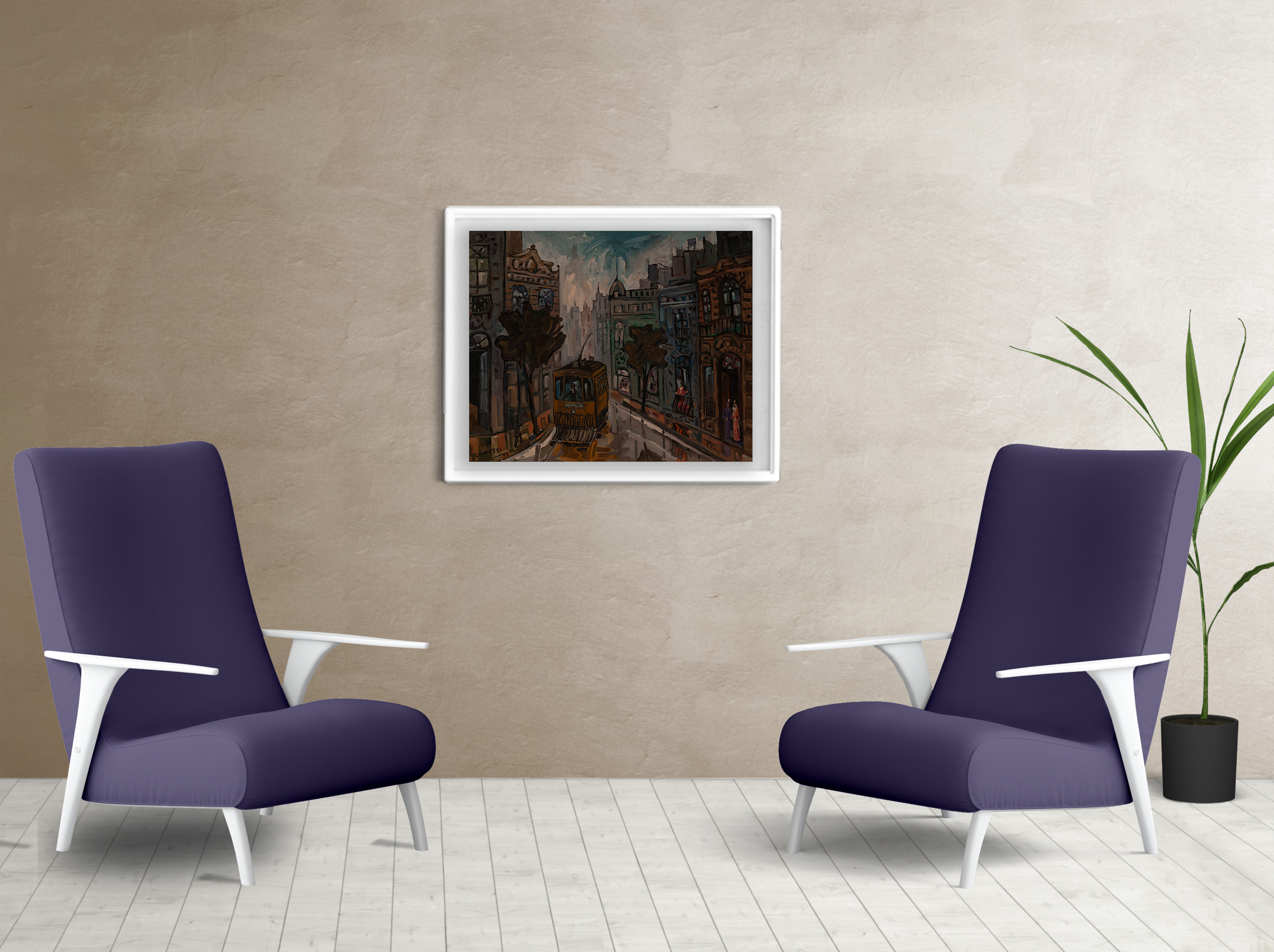 Living cuadro Buenos Aires 5